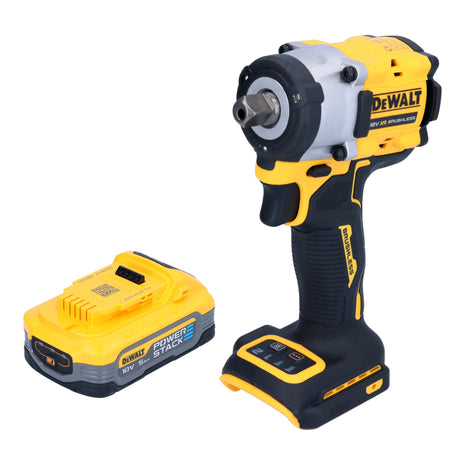 Llave de impacto a batería DeWalt DCF 922 N 18 V 406 Nm 1/2" sin escobillas + 1x batería Powerstack 5,0 Ah - sin cargador