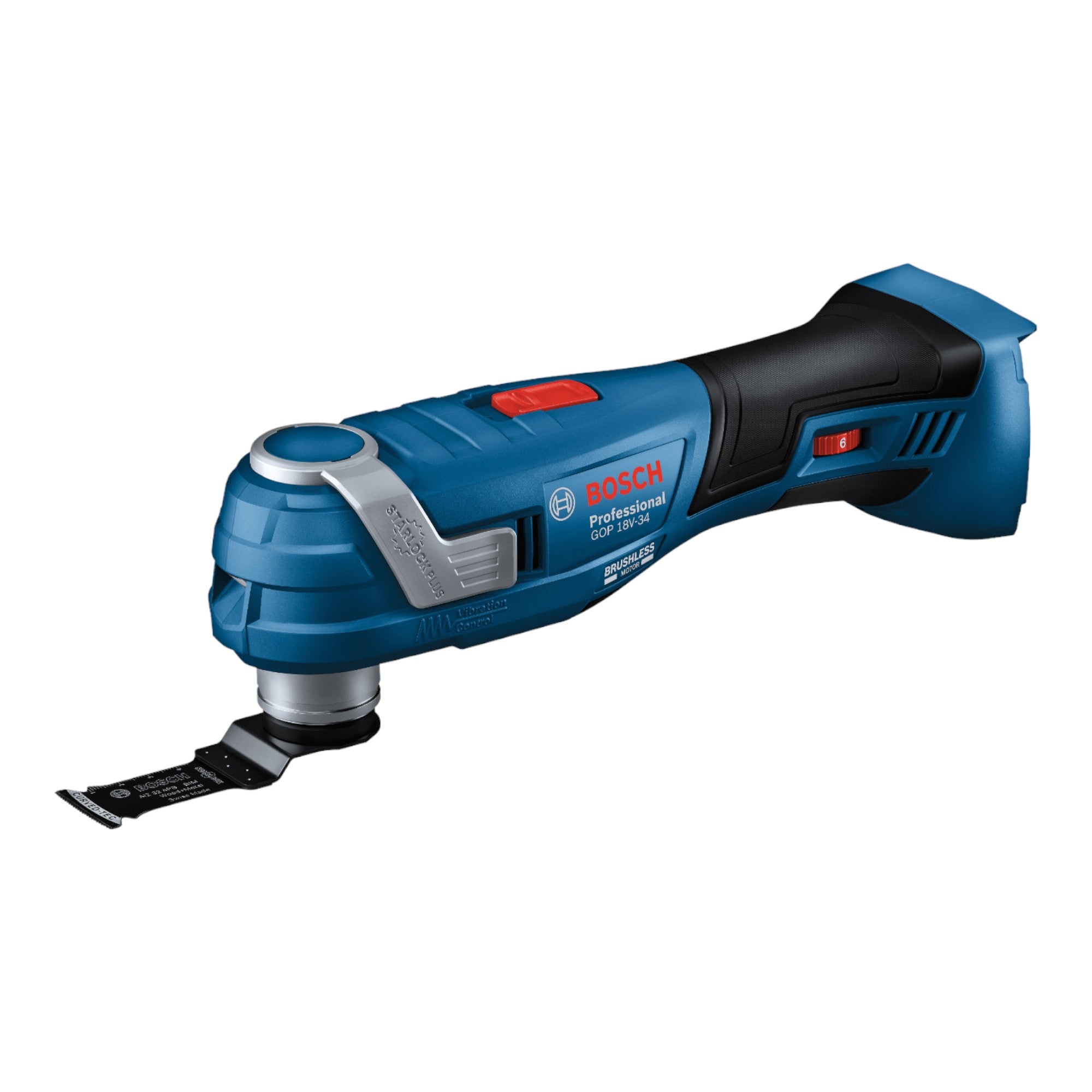 Bosch GOP 18V 34 Professional Akku Multi Cutter 18 V Starlock Plus 2x Akku 4 0 Ah Ladegeraet 17 tlg Zubehoer L Boxx 1 - toolbrothers