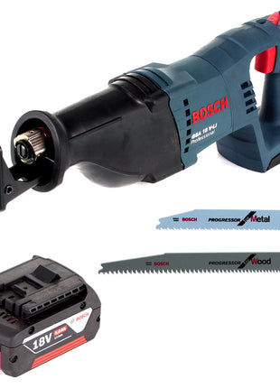 Bosch GSA 18V-Li N Akku Reciprosäge 18V Säbelsäge + 2x Sägeblatt + 1x 5,0 Ah Akku - ohne Ladegerät - Toolbrothers