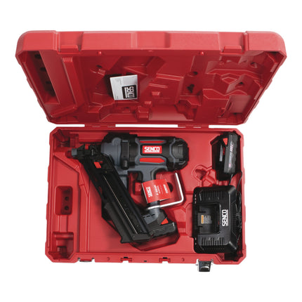SENCO F-35 XP Fusion Akku Rahmennagler Streifennagler 18 V 50-90 mm ( 10G2001N ) + 2x Akku 3,0 Ah + Ladegerät + Koffer