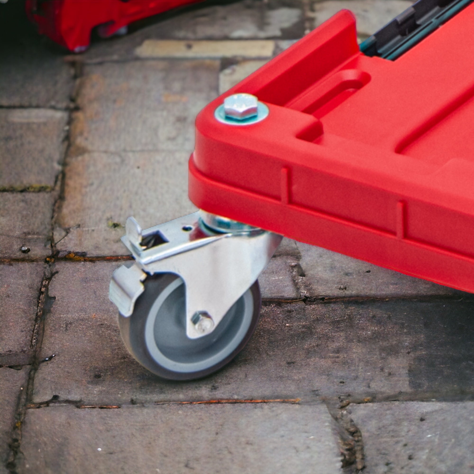 Toolbrothers RHINO XXL mobiler Transportroller ULTRA Movement Rollbrett mit Schwenkraedern aus Metall und Bremse 2 - toolbrothers
