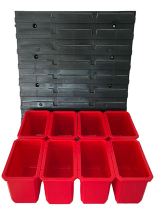 Toolbrothers RHINO Container Set Nr. 2 Paroi d'atelier 39 x 35 cm avec 8 étagères pour mallette RHINO