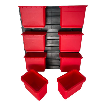 Toolbrothers RHINO Container Set Nr. 2 Werkstattwand mit 8 Behältern für RHINO XXL Koffer