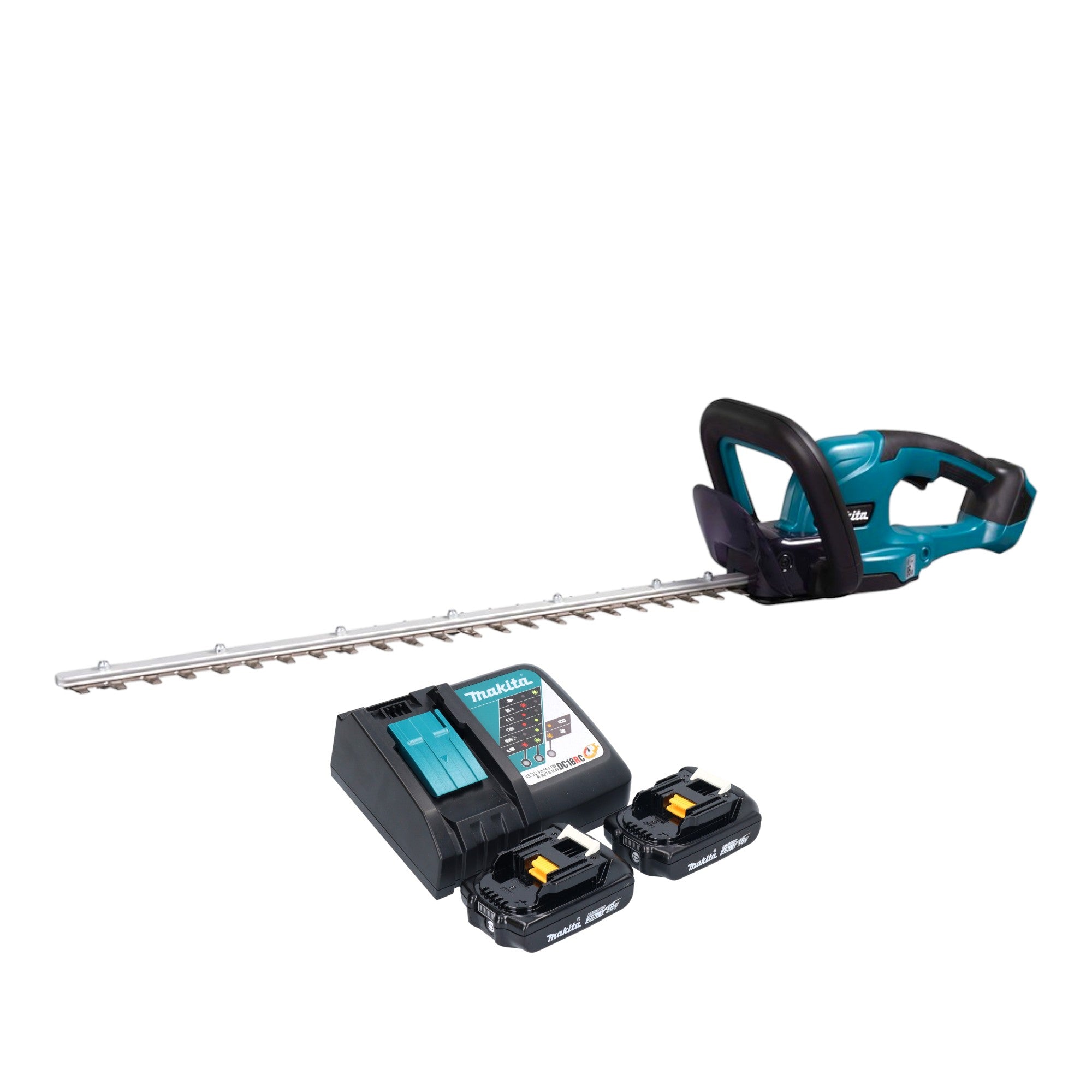 Makita DUH 607 RA2 Akku Heckenschere 18 V 60 cm 2x Akku 2 0 Ah Ladegeraet 0 - toolbrothers
