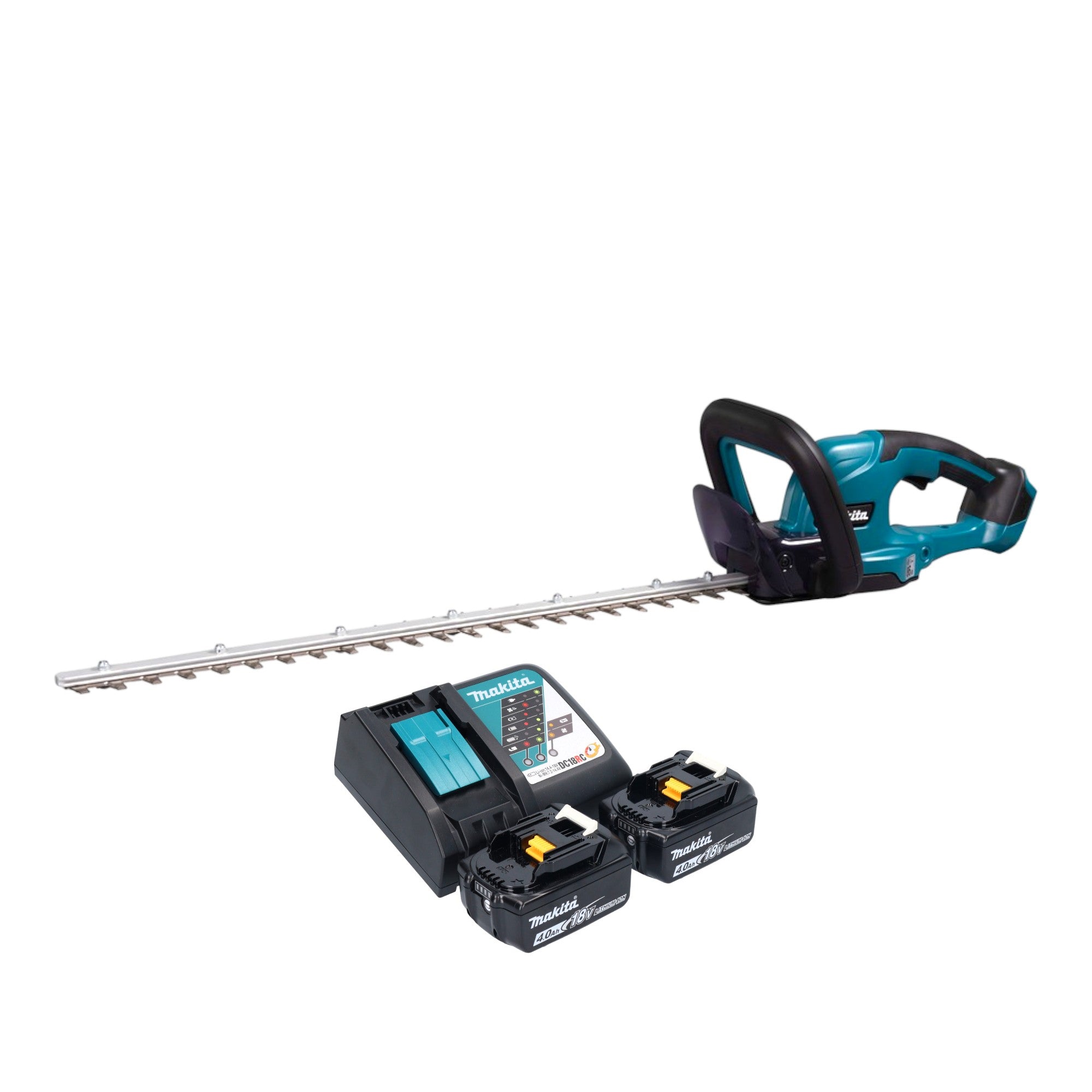 Makita DUH 607 RM2 Akku Heckenschere 18 V 60 cm 2x Akku 4 0 Ah Ladegeraet 0 - toolbrothers