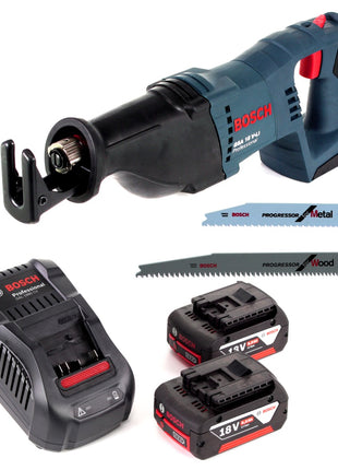 Bosch GSA 18V-Li N  Akku Reciprosäge 18V Säbelsäge + 2x Sägeblatt + 2x 6,0 Ah Akku + Ladegerät - Toolbrothers