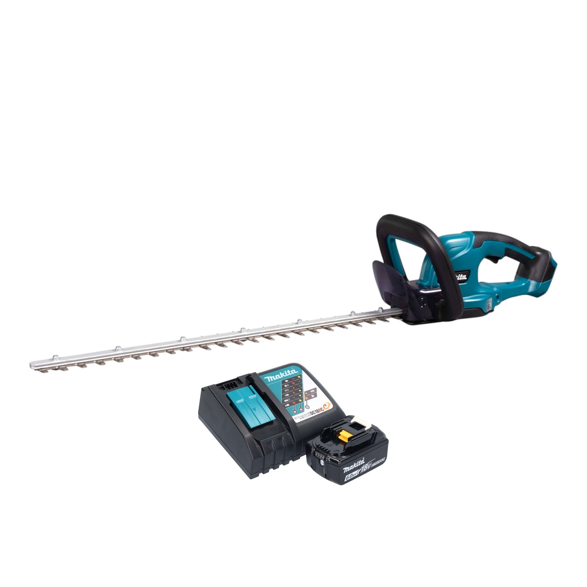 Makita DUH 607 RG Akku Heckenschere 18 V 60 cm 1x Akku 6 0 Ah Ladegeraet 0 - toolbrothers