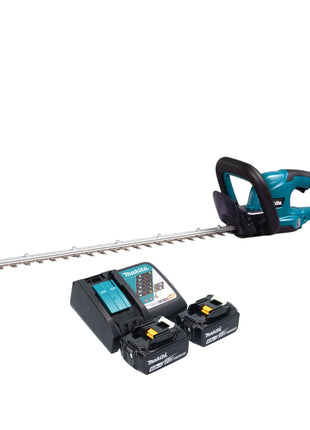 Makita DUH 607 RG2 Akku Heckenschere 18 V 60 cm + 2x Akku 6,0 Ah + Ladegerät