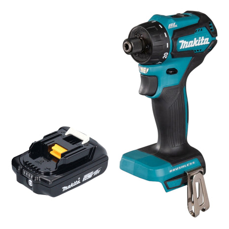 Makita DDF 083 A1 Akumulatorowa wiertarko-wkrętarka 18 V 40 Nm 1/4'' bezszczotkowa + 1x akumulator 2,0 Ah - bez ładowarki