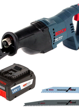 Bosch GSA 18V-Li N Akku Reciprosäge 18V Säbelsäge + 2x Sägeblatt + 1x 6,3 Ah Akku - ohne Ladegerät - Toolbrothers