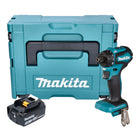 Makita DDF 083 F1J taladro atornillador inalámbrico 18 V 40 Nm 1/4'' sin escobillas + 1x batería 3,0 Ah + Makpac - sin cargador