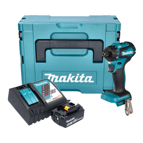 Makita DDF 083 RG1J taladro atornillador inalámbrico 18 V 40 Nm 1/4'' sin escobillas + 1x batería 6,0 Ah + cargador + Makpac