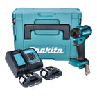 Makita DDF 083 SYJ Akku Bohrschrauber 18 V 40 Nm 1/4'' Brushless + 2x Akku 1,5 Ah + Ladegerät + Makpac