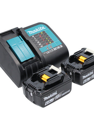 Makita DDF 083 SGJ Perceuse-visseuse sans fil 18 V 40 Nm 1/4'' Brushless + 2x batterie 6,0 Ah + chargeur + Makpac