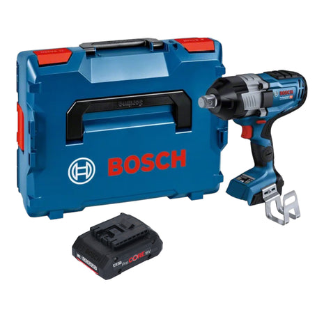 Bosch GDS 18V-1600 HC Professional Visseuse à choc sans fil 18 V 1600 Nm 3/4'' BITURBO Brushless + 1x batterie ProCORE 4,0 Ah + L-Boxx - sans chargeur