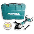 Makita DGA 901 ZKU2 Akku Winkelschleifer 36V ( 2x18V ) 230mm Brushless Solo + Ezynut + 5x Trennscheibe + Koffer - ohne Akku, ohne Ladegerät - Toolbrothers