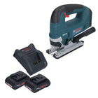 Bosch GST 18V-125 B Sierra de calar inalámbrica profesional 18 V 125 mm sin escobillas + 2x batería ProCORE 4,0 Ah + cargador