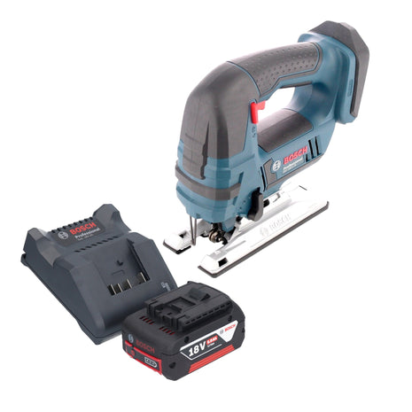 Bosch GST 18V-Li B Professional Akku Stichsäge 18 V + 1x Akku 5,0 Ah + Ladegerät