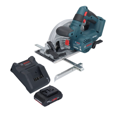 Bosch GKS 18V-57-2 Professional Scie circulaire portative sans fil 18 V 165 mm Brushless + 1x batterie ProCORE 4,0 Ah + chargeur