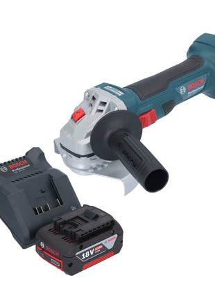 Bosch GWS 18V-7 Professional Meuleuse angulaire sans fil 18 V 125 mm Brushless + 1x batterie 4,0 Ah + chargeur