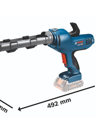 Bosch GCG 18V-310 Prensa de cartucho a batería profesional 18 V 310 ml 3,5 kN + 1x batería 2,0 Ah + cargador