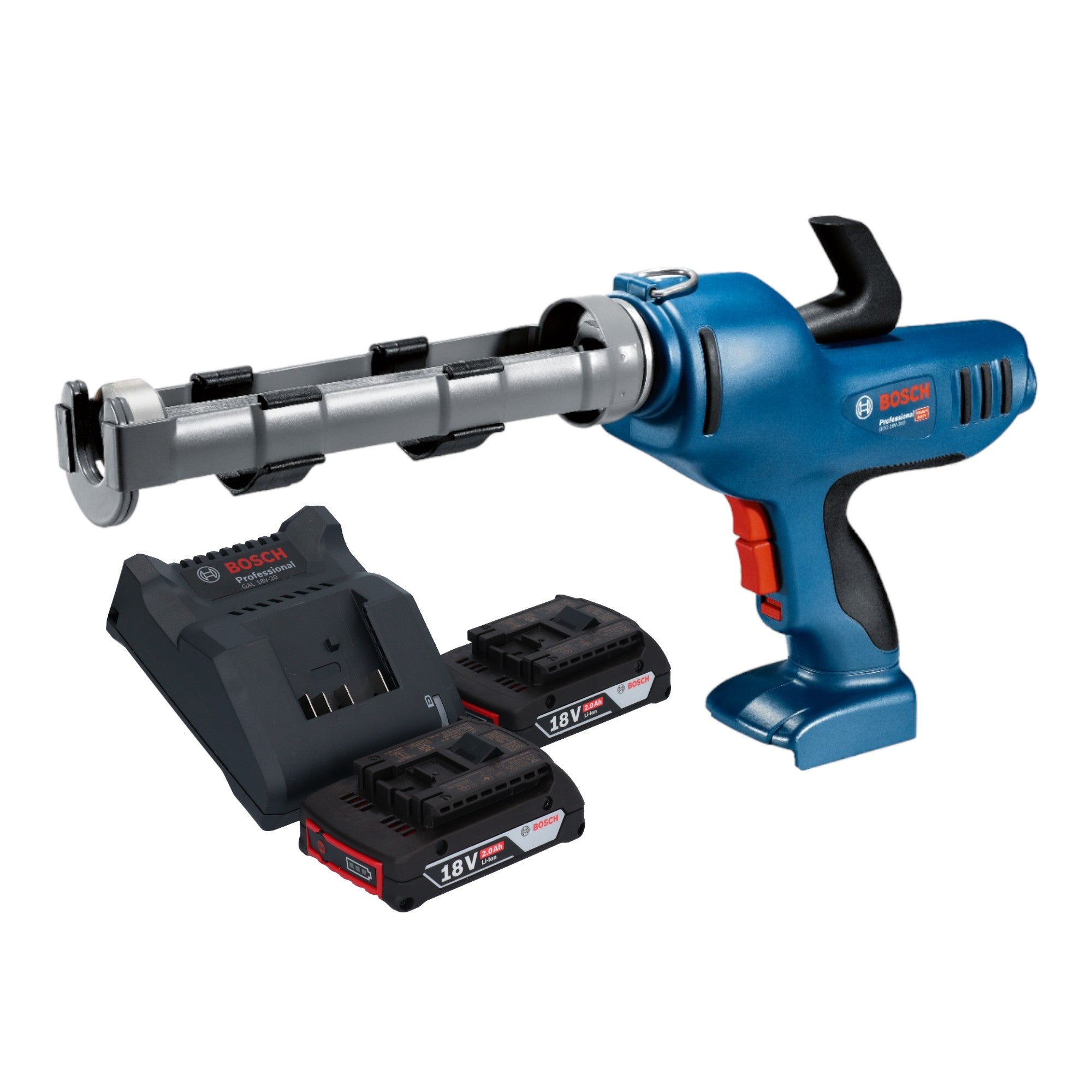 Bosch GCG 18V 310 Professional Akku Kartuschenpresse 18 V 310 ml 3 5 kN 2x Akku 2 0 Ah Ladegeraet 0 - toolbrothers