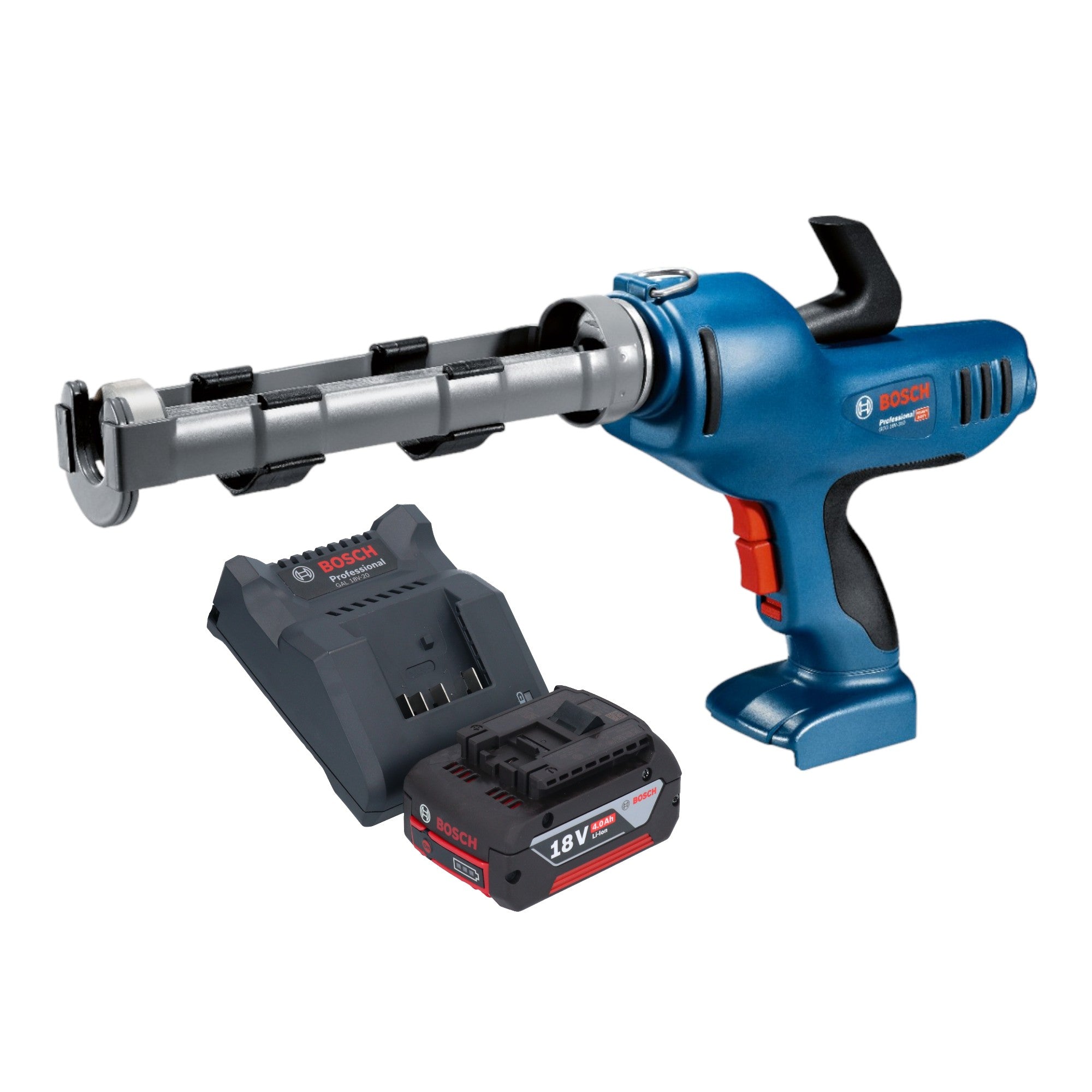 Bosch GCG 18V 310 Professional Akku Kartuschenpresse 18 V 310 ml 3 5 kN 1x Akku 4 0 Ah Ladegeraet 0 - toolbrothers