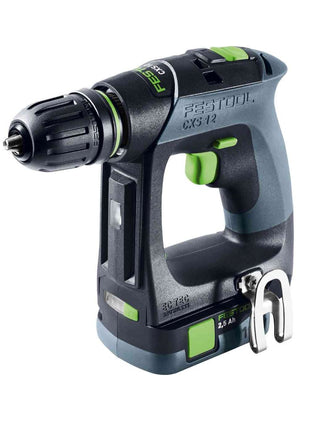 Festool CXS 12 2,5-Plus Perceuse-visseuse sans fil 12 V 30 Nm Brushless ( 576864 ) + 2x batterie 2,5 Ah + chargeur + Systainer + Systainer ToolBox SYS3 TB M 137