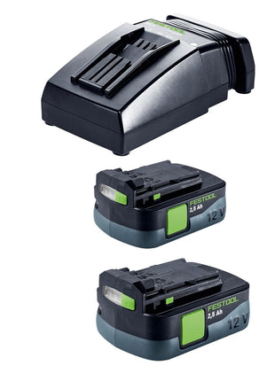 Festool TXS 12 2,5-Plus Akku Bohrschrauber 12 V 30 Nm Brushless ( 576873 ) + 2x Akku 2,5 Ah + Ladegerät + Systainer + Systainer ToolBox SYS3 TB M 137