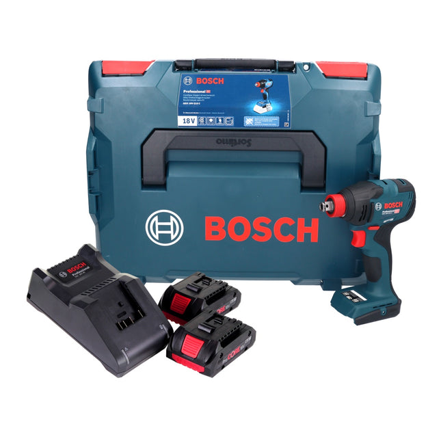 Bosch GDX 18V-210 C Professional Akku Drehschlagschrauber 18 V 210 Nm Brushless + 2x ProCORE Akku 4,0 Ah + Ladegerät + L-Boxx