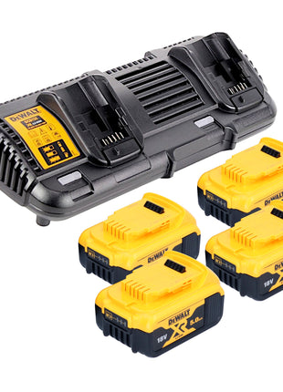 DeWalt DCMW 564 P4 Akku Rasenmäher 36 V ( 2x 18 V ) 48 cm Brushless + 4x Akku 5,0 Ah + Ladegerät