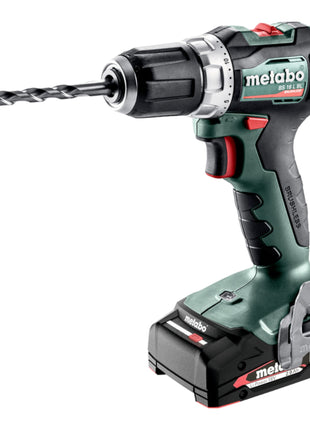 Metabo BS 18 L BL Akku Bohrschrauber 18 V 60 Nm Brushless ( 602326500 ) + 2x Akku 2,0 Ah + Ladegerät + Metabox