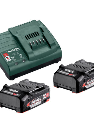 Metabo BS 18 L BL Perceuse-visseuse sans fil 18 V 60 Nm Brushless ( 602326500 ) + 2x batterie 2,0 Ah + chargeur + Metabox