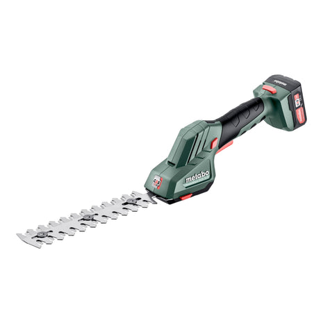 Metabo PowerMaxx SGS 12 Q tijeras para césped y arbustos a batería 12 V (601608500) + 1x batería 2,0 Ah + cargador + bolsa