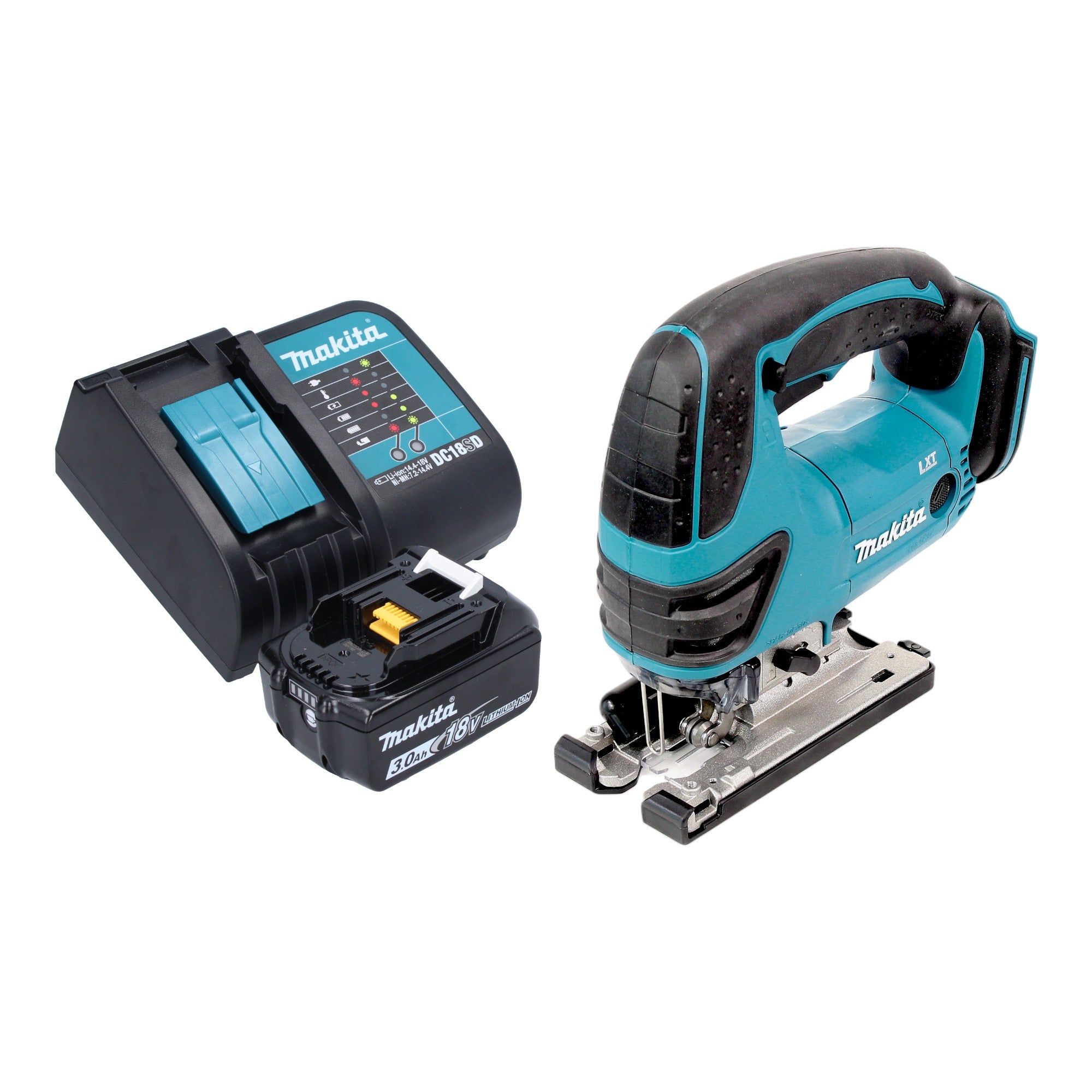 Makita DJV 180 SF1X Akku Stichsaege 18 V 135 mm 1x Akku 3 0 Ah Ladegeraet 0 - toolbrothers