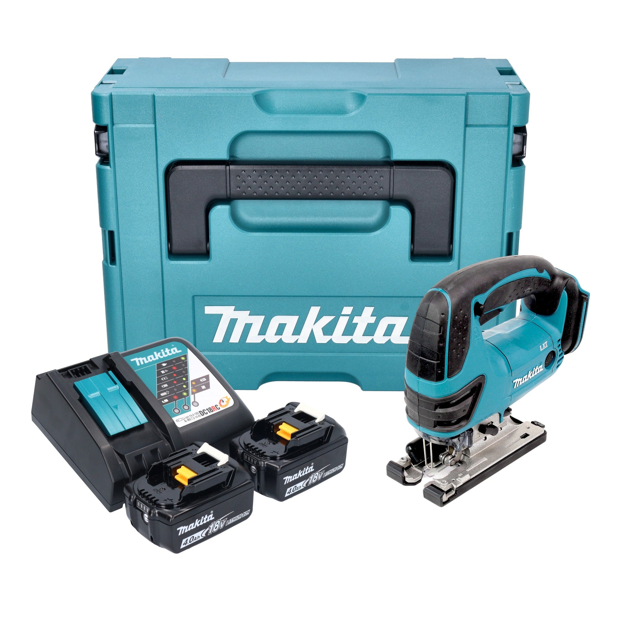 Makita DJV 180 RMXJ Akku Stichsaege 18 V 135 mm 2x Akku 4 0 Ah Ladegeraet Makpac 0 - toolbrothers