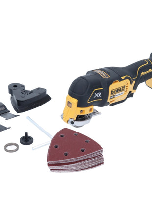 DeWalt DCS 355 N Akku Oszillierer Multitool 18 V Brushless + Zubehör + DeWalt DCL 040 18V XR Li-Ion Akku Lampe