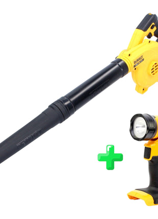 DeWalt DCV 100 N Akku Geblaese Laubblaeser 18 V Solo DeWalt DCL 040 18V XR Li Ion Akku Lampe 1 - toolbrothers