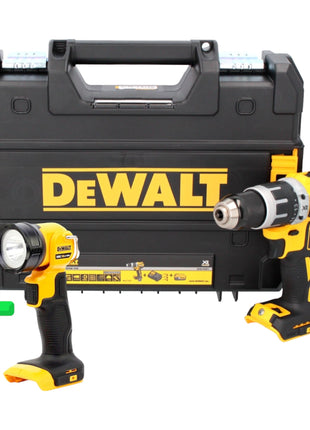 DeWalt DCD 796 NT Akku Schlagbohrschrauber 18 V 70 Nm Brushless + TSTAK + DeWalt DCL 040 18V XR Li-Ion Akku Lampe