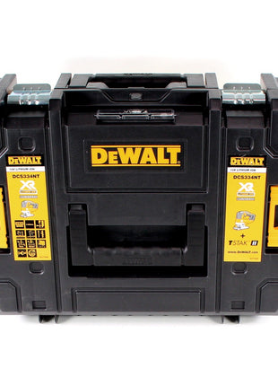 DeWalt DCS 334 NT Akku Pendelhub Stichsäge 18V Brushless Solo + TSTAK + DeWalt DCL 040 18V XR Li-Ion Akku Lampe