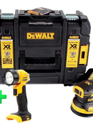 DeWalt DCW 210 NT akumulatorowa szlifierka oscylacyjna 18V 125mm bezszczotkowa Solo + TSTAK - bez akumulatora, bez ładowarki