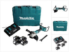 Makita DGA 900 PM4KX2 Akku Winkelschleifer 36V ( 2x18V ) 230mm Brushless + 4x Akku 4,0Ah + Doppelladegerät + Ezynut + Koffer - Toolbrothers