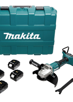 Makita DGA 900 T4KX2 Akku Winkelschleifer 36V 2x18V 230mm Brushless 4x Akku 5 0Ah Ezynut Koffer ohne Ladegeraet 1 - toolbrothers