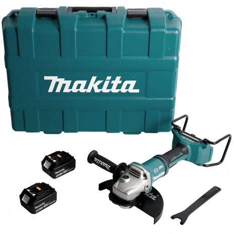 Makita DGA 900 GKX2 Akku Winkelschleifer 36V 2x18V 230mm Brushless 2x Akku 6 0Ah Ezynut Koffer ohne Ladegeraet 1 - toolbrothers