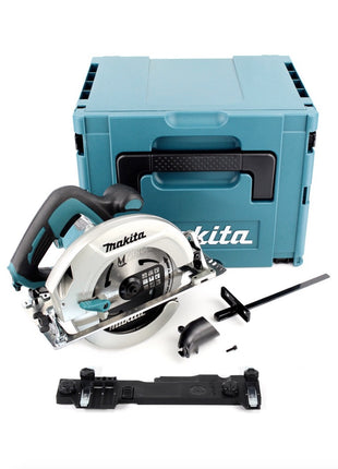 Makita HS 7601 J 1200 W Handkreissäge im Makpac mit 190 mm MForce Sägeblatt + Makita Führungsschienenadapter C - Toolbrothers