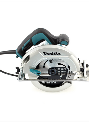 Makita HS 7601 J 1200 W Handkreissäge im Makpac mit 190 mm MForce Sägeblatt + Makita Führungsschienenadapter C - Toolbrothers