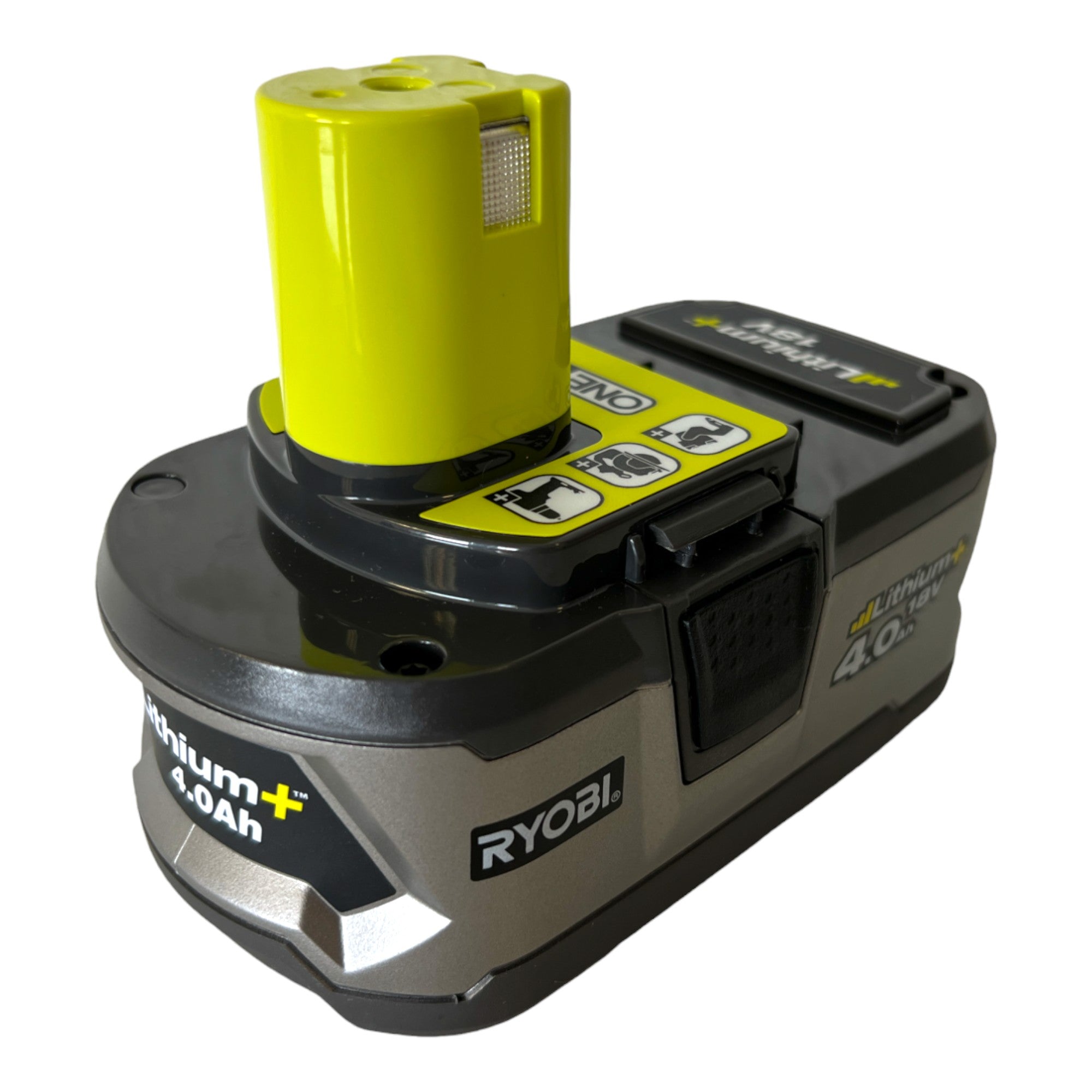 RYOBI RB18L40 Akku 18 V 4 0 Ah 4000 mAh Li Ion ONE 2 Stk 2x 5133001907 mit Ladestandanzeige 1 - toolbrothers