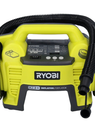 RYOBI R18I-115 Akku Kompressor 18 V 10,34 bar Druck + 1x Akku 1,5 Ah + Ladegerät