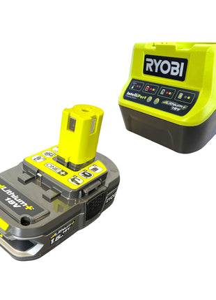 RYOBI R18I-115 Akku Kompressor 18 V 10,34 bar Druck + 1x Akku 1,5 Ah + Ladegerät