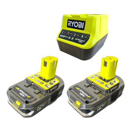 RYOBI OBV18-215 Aspiratore per foglie a batteria 18 V ONE+ Brushless 7,56 m³/min + 2x batteria 1,5 Ah + caricatore